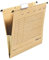 Herlitz 10843373 Hängetasche mit Leinenfröschen, A4, braun (50 Stück)