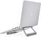 Amazon Basics Aluminum Portable Foldable Height Adjustable Support Stand for Laptops up to 13, Silver