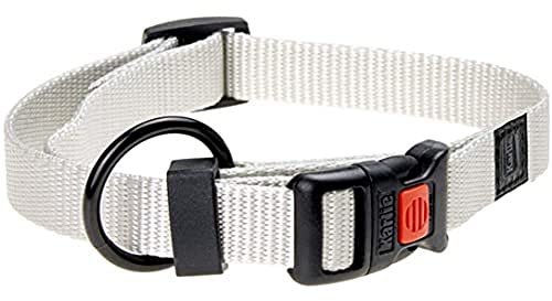 Karlie Art Sportiv Plus Halsband verstellbar neue universal Farben Mix and Match L: 30 - 45 cm B: 15 mm S hellgrau