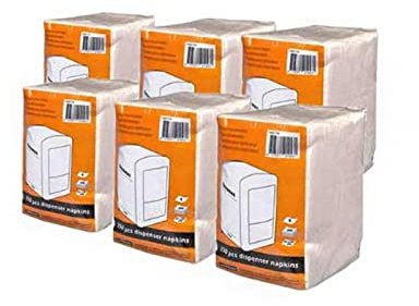 Cabanaz Napkins Original Papierservietten für Spender Cabanaz - 6 Packungen à 250 Stück