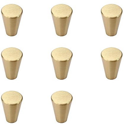 JSSEVN Türknäufe / Schrankknäufe / Schubladenknäufe, Antik-Look, Kupfer, 8 Stück