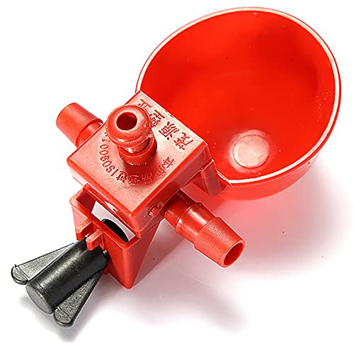 ANCLLO 10 x automatische Automatische Wasser Trinkbecher Vogel Coop Feed Geflügel Fowl Tränke Wasser Trinkbecher Fowl Tränke-Werkzeug für Vögel, Hühner, Geflügel, Kükenstall