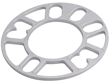 Universal Spurverbreiterungen, MoreChioce 5mm Spurverbreiterungen Radabstandshalter Metall-Spurverbreiterung Modifizierte Verbreiterte Radnabendichtungen Befestigungsscheiben für 4/5 Bolzen Rad
