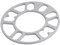 Universal Spurverbreiterungen, MoreChioce 5mm Spurverbreiterungen Radabstandshalter Metall-Spurverbreiterung Modifizierte Verbreiterte Radnabendichtungen Befestigungsscheiben für 4/5 Bolzen Rad
