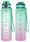 Sahara Sailor Borraccia Sportiva 750ML, Senza BPA, Senza Perdite, Borraccia Motivazionale, per Bici, Palestra, Graduata, Campeggio, Escursionismo (1 Bottiglia)