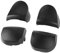 Jopwkuin Couvercle de Bouton de Manette de Jeu, Capuchons de Bouton de Manette de Jeu L1 L2 R1 R2 de Protection Parfaitement adaptés au Joystick pour