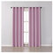Banemi Vorhang Verdunkelung Vintage, Outdoor Vorhang 2er Set Polyester Einfarbig Schlafzimmer Deko 107x244cm Rosa