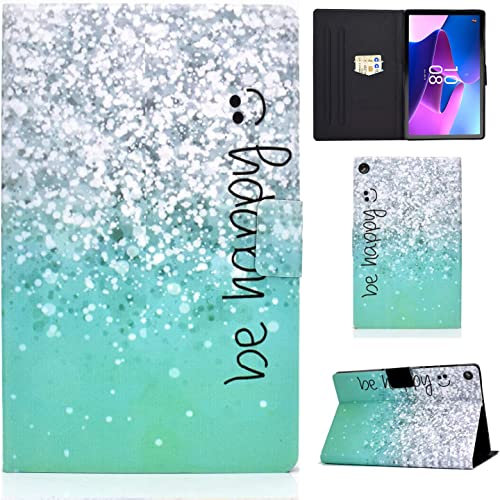 CXTcase Custodia per Lenovo Tab M10 (3rd Gen) 10.1 2022,PU Intelligente Tablet Cover Lenovo Tab M10 3rd Gen 10.1 2022,Tablet Custodia con Slot per Schede,Sorriso