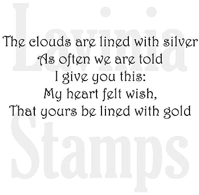 Lavinia Stamps, clear stamp - Silver lining