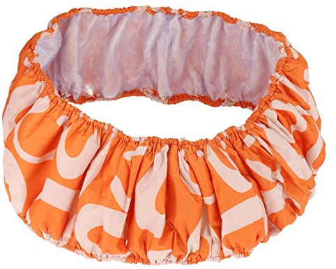 Baoblaze Trampolin-Sicherheitspolster, Federabdeckung, Ersatz, wasserdichte Trampolin-Kantenabdeckung, Turnhallen-Trampolin-Schutzabdeckung, rund, Orange, 38 Zoll 6 Löcher
