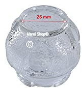 Marel Shop® - Vetro Coprilampada Porta Lampadina per Forno compatibile con Electrolux Zanussi Rex per modelli : BPK842320M - BPK842320W - BPK842720M - EE3003061M