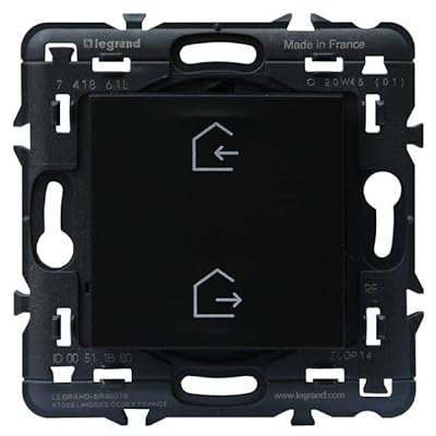 VALENA NEXT 741861L | Allgemeine Eingabetaste, kabellos, ohne Batterie, dunkel mit Netatmo