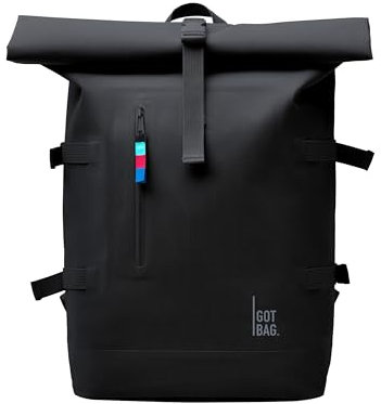 GOT BAG Rolltop Rucksack Wasserdicht - Laptop Rucksack 15,6 Zoll - Groß Reiserucksack 31l Füllvolumen