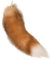 XJKLBYQ Faux Animal Tail Keychain Fluffy Faux Fell Tail Anhänger 15-15,8 Zoll Langer Schwanzbrand Schlüsselring für Handtaschen-Rucksackstil55