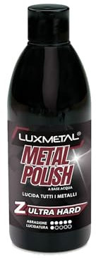 Lux Metal – Metallpolitur Ultra Hard Polishing Z 250g Vorpolierende Schleifpaste für Metalle Edelstahl Aluminium Messing Bronze Kupfer Entfernt Kratzer sehr tiefe Abschürfungen Oxide Autokarosserien
