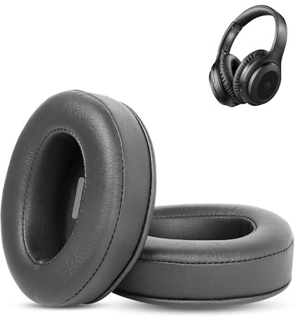 UT-BH001 Ersatz-Ohrpolster Kompatibel mit Utaxo UT-BH001 BH001 Over-Ear Kopfhörer (Proteinleder & Memory-Schaum)