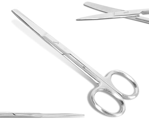 Safety First Aid Group Verbandschere aus Edelstahl, stumpf/stumpf, 13 cm, sichere und langlebige medizinische Schere für Verbands- und Verbandsentfernung