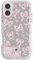 NITITOP Compatible with iPhone 16 Case Cute Mirror Bow Love Heart Pattern for Women Girls Ribbon Design Shockproof Silver Protective Phone Cover - Light Pink Bow