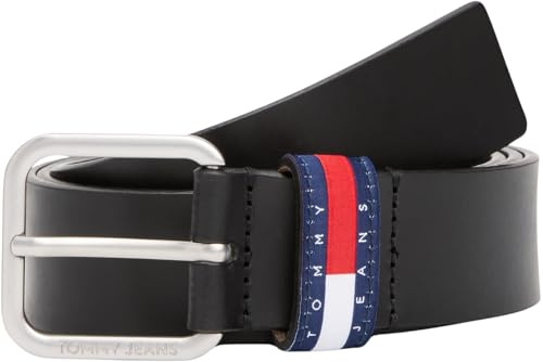 Tommy Jeans Herren Gürtel Ryan 3,5 cm Ledergürtel