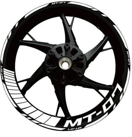 SQNYDH Adhesivos para Llantas De Moto para Yamaha Mt07 MT-07 MT 07 2020-2022 Cinta Reflectante con Rayas(Color 11)