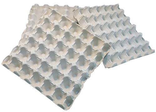 HOME CENTRE Egg Boxes Trays 30 Pieces Box Holds 30 Eggs Recyclable Biodegradable Cardboard Plain