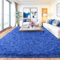 Chicnix Großer Teppich Wohnzimmer Hochflor 160x230 Blau, Weich Shaggy Langflorteppich rutschfest, Moderner Flauschig Teppich Schlafzimmer Kinderzimmer Wohnheim Heim Dekor