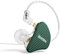 BASN Mix-PD 2-poliger In-Ear-Monitor, 1Planar-Treiber + 1 dynamischer Treiber, Hi-Fi-IEM-Kopfhörer mit CNC-Metallabdeckung, kabelgebunden, 0,78 mm, 2-poliges, abnehmbares Kabel für Musiker, Grün