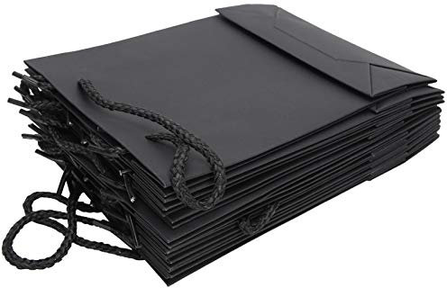 Paper Bags, Gifts Bags with Handles Paper Package Storage for Birthday Party Favors Grocery Retail Shopping