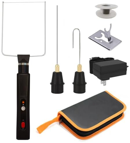Aolawco Elektrischer Styroporschneider,3-in-1 Schaumstoffschneider mit 3 Nichrom Klingen und 10 Meter Ersatz-Heizdraht，Heißdrahtschneider zum Schneiden von Styropormaterialien und Heimwerkerkreationen