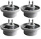 For Bosch Dishwasher Lower Rack Wheel Replacement 165314, 4 Pack, Compatible with, by Hand