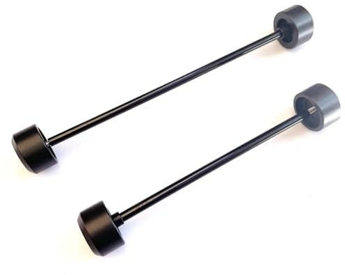 BDDXWSM Sturzpads Motorrad-Rahmengleiter Für Vorder- Und Hinterradachse, Gabelschutz, Kollisionsschutz Für MT10 FZ10 YZF R1M R1S R1 Verkleidungsschutz(Vorne+hinten)