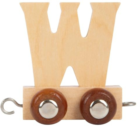 Small Foot Holz Buchstabenzug W - 12 Stück - Spielzeug Zug