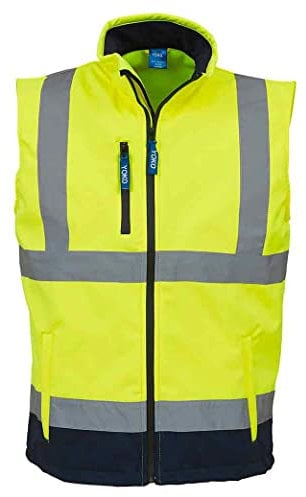 Yoko Herren Yk050/Hv006 Warnschutz-Softshell-Weste