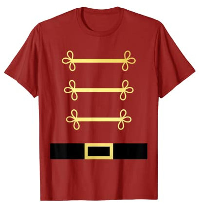 Spielzeug Soldat Nussknacker Kostüm Uniform TShirt T-Shirt