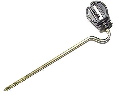 Eider 25x Abstandsisolator, Langstielisolator Snap-In für Breitband, 220 mm - Schnell und einfach verbaut - Für Weidezaunband bis 40mm