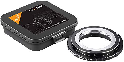 K&F CONCEPT Leica 39-EOS R Bajonettadapter Objektiv Ring für Leica 39 L39 Objektiv auf Canon EOS R-Mount Spiegellose Vollformatkamera Canon EOS RF RP