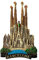 3D Sagrada Familia Barcelona Spain Refrigerator Fridge Magnet Tourist Souvenirs Handmade Resin Craft Magnetic Stickers Home Kitchen Decoration Travel Gift