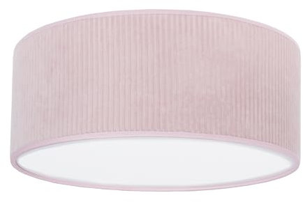 Baby's Only - Deckenleuchte Sense - Deckenlampe - Kinderzimmer deko - Angenehmes Licht - Geripptem Cordsamt - Alt Rosa - Ø35 cm