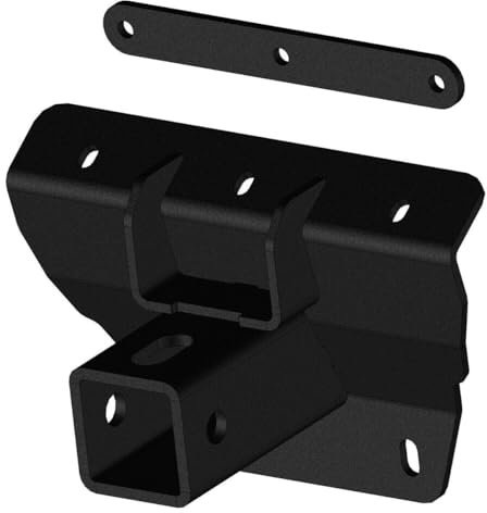 KFI ATV/UTV-Anhängerkupplung hinten 2 Zoll Empfänger (101810), schwarz