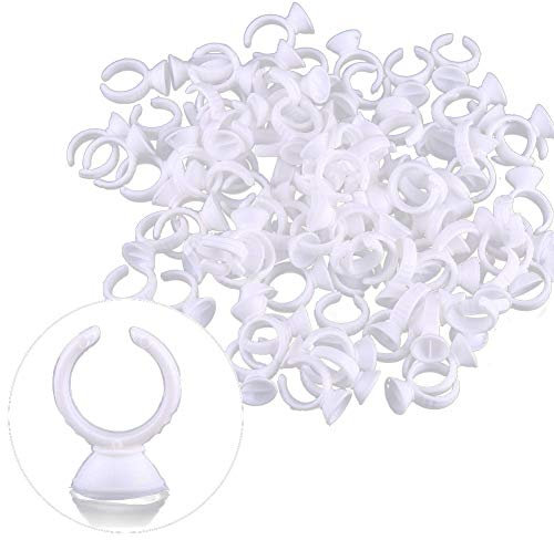 Einweg Makeup Tattoo Ink Ringe Augenbraue Lip Tattoo Pigmente Halter Container Tasse[2#],microblading farbring 100 stücke Tattoo Ink Cups Temporäre TattoosKörper,microblading ringe