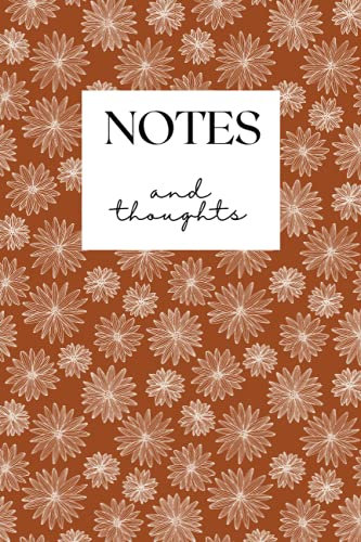 Notebook - Journal - Notes and Thoughts