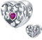925 Sterling Silver Mum Charm, Family Tree of Life Mom Openwork Heart Beads, Christmas Tree Charms fit Pandora Mothers Day Bracelet, for Mummy/Mommy Gift from Daughter/Son or Girl/Boy
