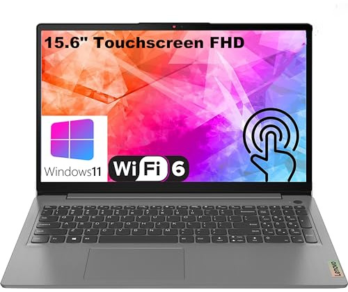 Lenovo 2022 Newest IdeaPad 3i 15.6 Touchscreen Laptop, Intel Core i3-1115G4 (Beat i5-10210U), 8GB DDR4 RAM, 256GB PCIe SSD, WiFi 6, Bluetooth, Platinum Grey, Windows 11 S, BROAG 64GB Flash Stylus