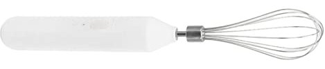 Batidora de Mano Inalámbrica Batidora de Huevos Eléctrica Recargable por USB para Preparar café (Blanco)