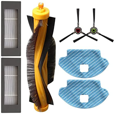 Nicfaky Side Brush Pad Filter Mop Cloth Accessory Set Fit for I-Robot Combo Vacuum Parts Sweeper Replace Spare Parts