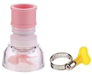 kawehiop Bathroom Faucet Aerator Attachment 3 Modes 360-degree Swivel Proof Water Tap Diffuser Nozzle Household Accessories, Normal Type Pink