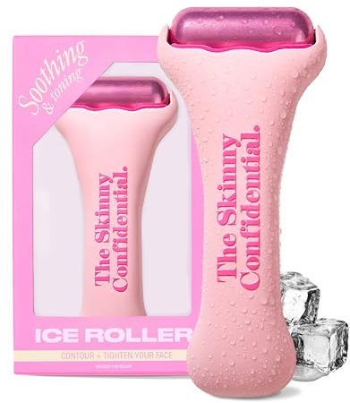 The Skinny Confidential Hot Mess Ice Roller für Gesicht – Gesichtsroller Hautpflege-Werkzeuge Konturen, Straffen & Entpuff Haut – Selbstpflege-Beauty-Geschenk für Frauen & Männer für klare, strahlende