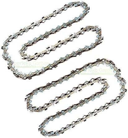 2 catene per motosega da 40 cm; 1,1 mm; 3/8; 56 TG compatibile con Parkside PKSA 40 Li B2/40-Li A1/40-Li A2 motosega