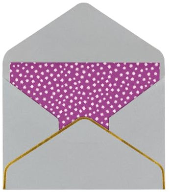 Miniks Grußkarte mit weißen Blumen, bedruckt, für alle Anlässe, Freundschafts-/Jahrestagskarten, Dankeskarten, Hochzeitskarten mit Umschlägen, Hellgrau