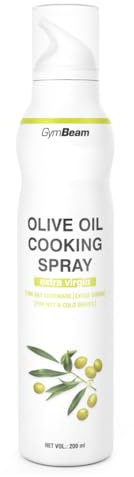 GymBeam Natives Olivenöl Kochspray Extra - Hochwertiges Sprühöl zum Kochen, kaltpressend und leicht aufzutragen, ideal für süße und salzige Gerichte, Gewichtsabnahme-freundlich (200 ml)